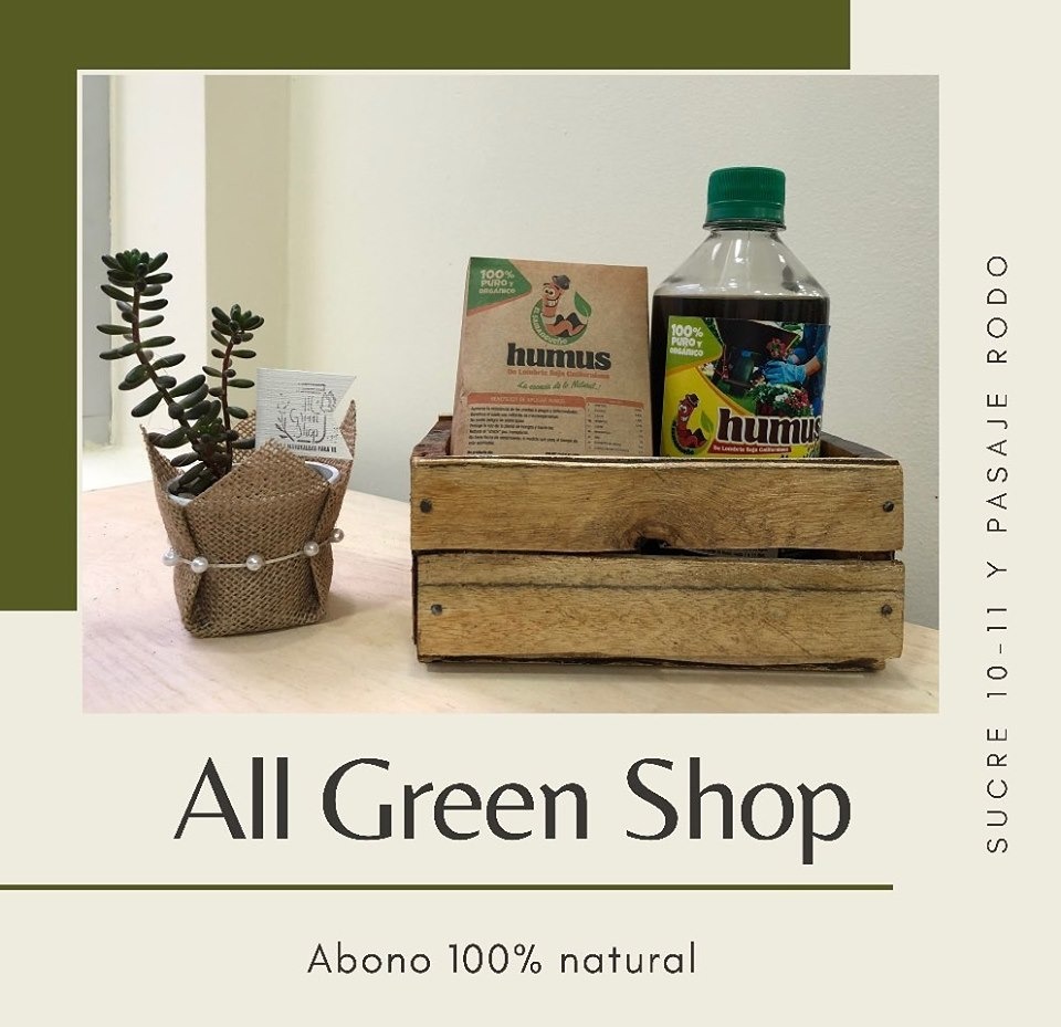 All green shop