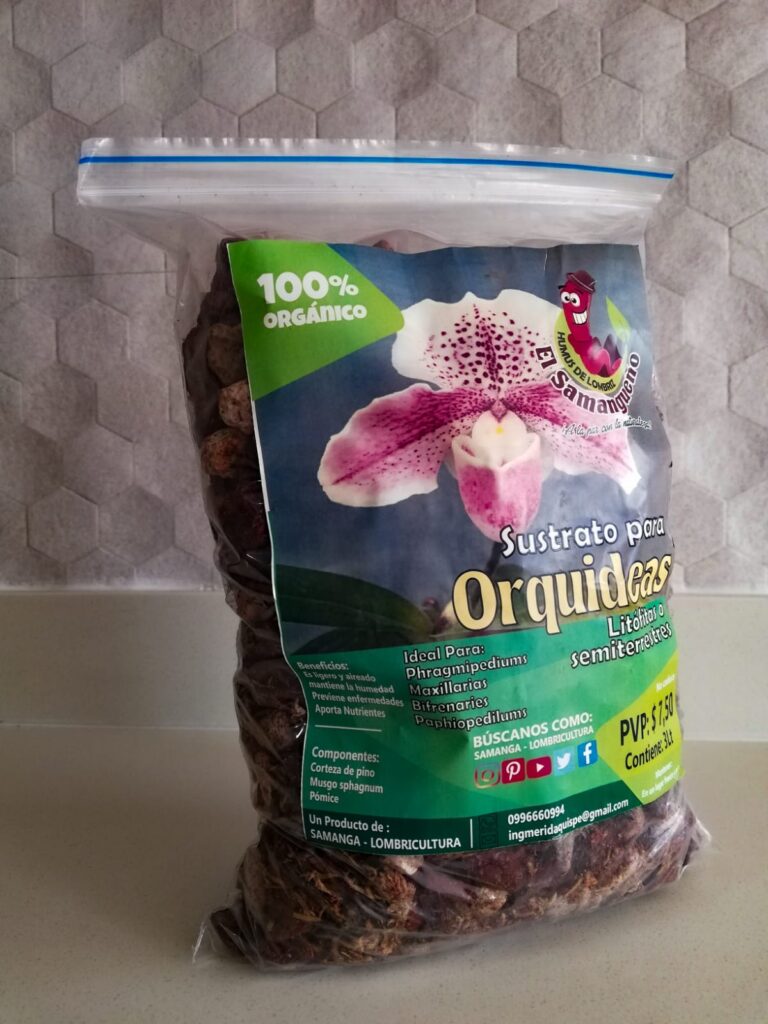 Sustrato orquídea pino